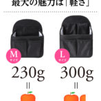 バッグインバッグ リュック用 ポイント1